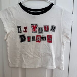 H&M Kids Tee - White with Red and Black Graphic